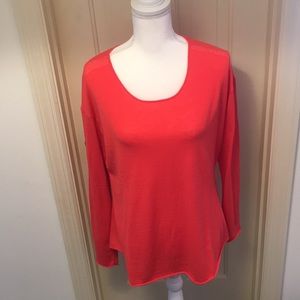 Orvis Light Weight Top Muted Red Color NWOT